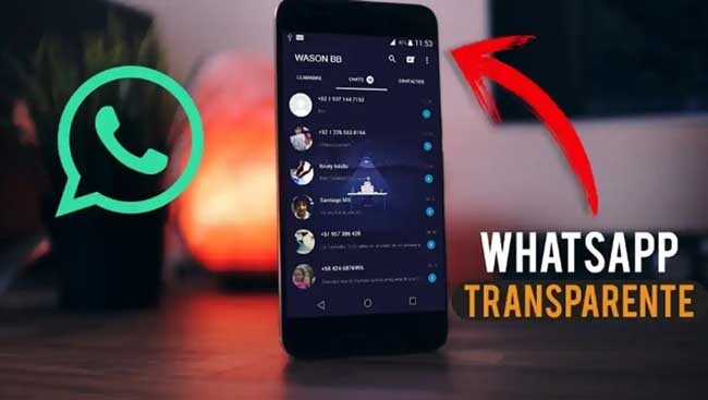 Cara Menggunakan WhatsApp Transparan