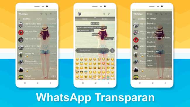 Cara supaya Install Aplikasi WhatsApp Transparan Berhasil